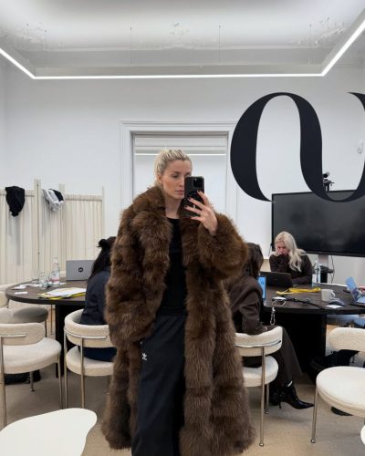 Lena Gercke showcases stylish look