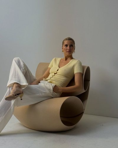 Lena Gercke spotted in stylish look during Instagram post