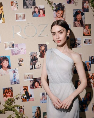 Lily Collins at ROZ Hair Campaign Event, 2026