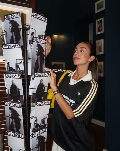 Luana Barron wearing stylish look at appearance 2026