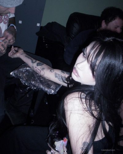 Maggie Lindemann spotted in stylish look during Instagram post