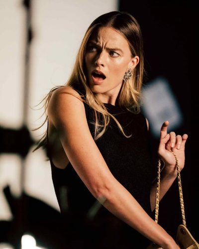 Margot Robbie Red Carpet Look For Chanel 25 Handbag 2026