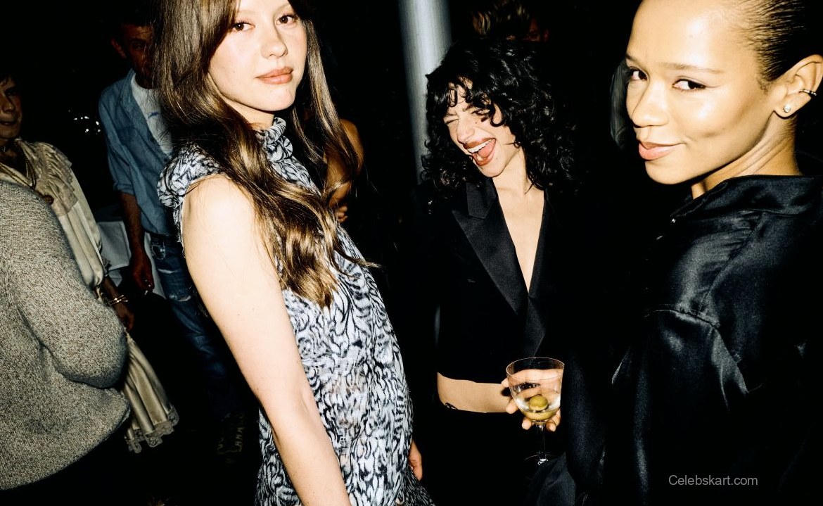 Mia Goth Shines At W Magazine Dior Academy Awards Dinner, October 2023 2