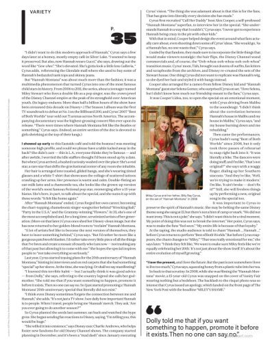 Miley Cyrus showcases magazine look