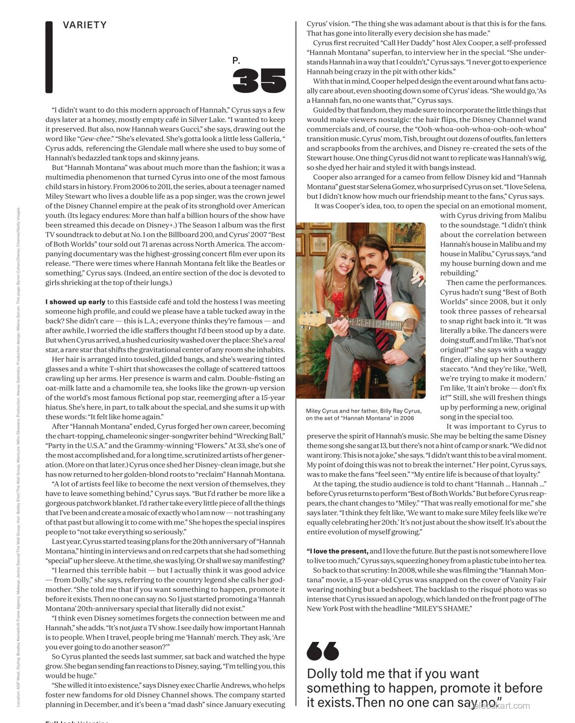 Miley Cyrus for Variety Magazine, March 2026 4