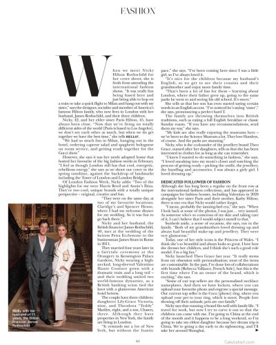 Nicky Hilton At Hello! Uk, March 2026 Fashion Shoot 8