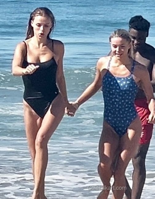 Olivia Dunne and Brooks Nader Baywatch Set, 2026 5