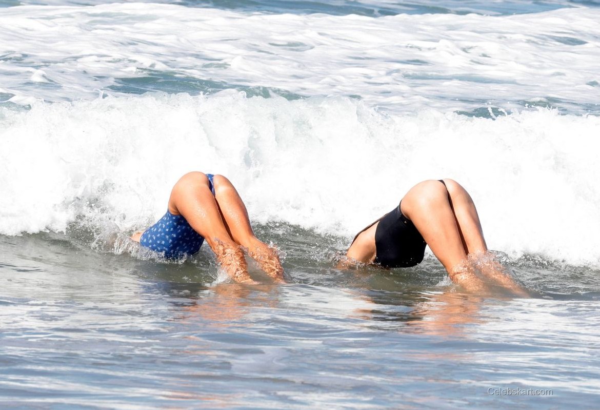 Olivia Dunne and Brooks Nader Baywatch Set, 2026 8