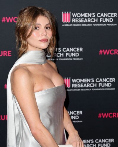 Olivia Jade sleek silver dress with minimalist design