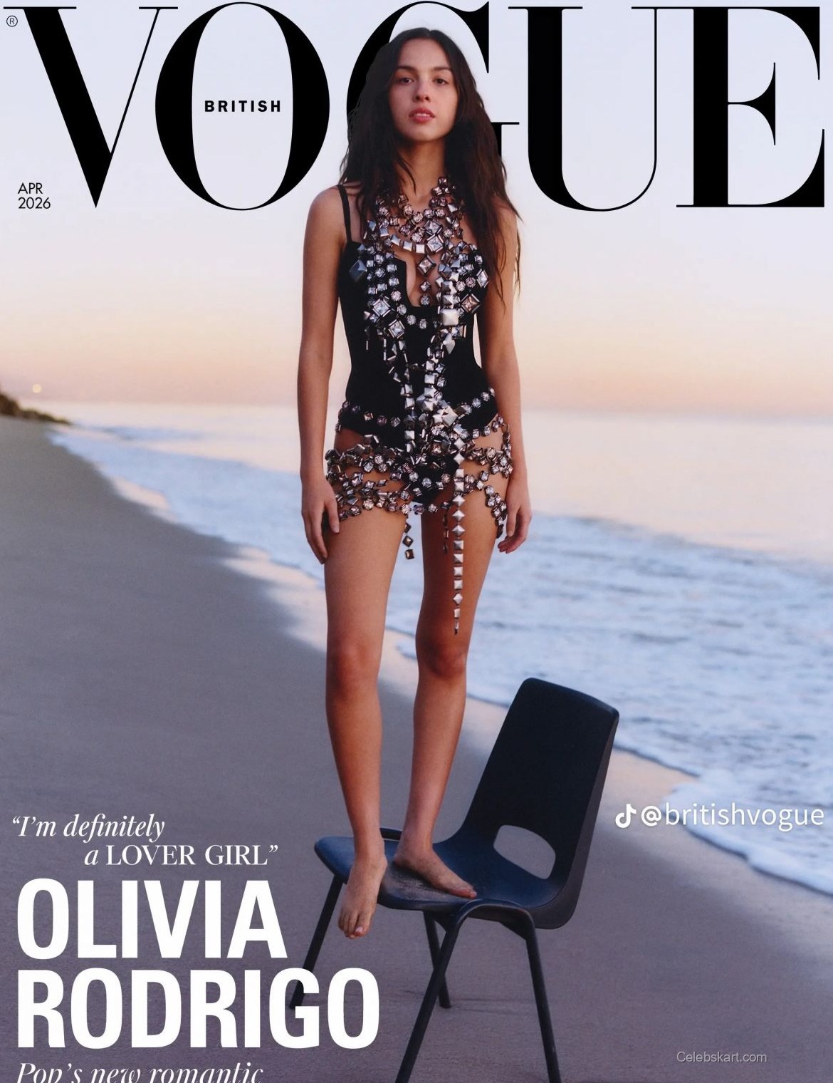 Olivia Rodrigo for British Vogue, April 2026 1