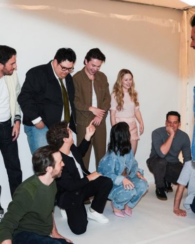 Lulu Wilson in stylish pink sweater with comfortable fit