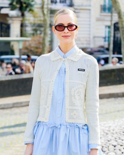 Poppy Delevingne at Miu Miu Paris Show, 2026