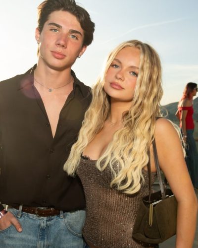 Pressley Hoshbach turns heads in stylish look