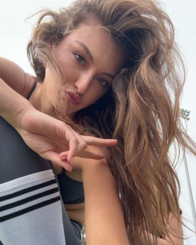 Rachel Pizzolato In Blue Swimsuit Photos – Beach 2023 4