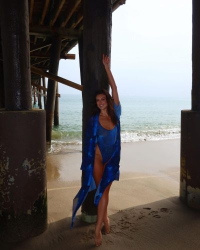 Rachel Pizzolato In Blue Swimsuit Photos – Beach 2023 9