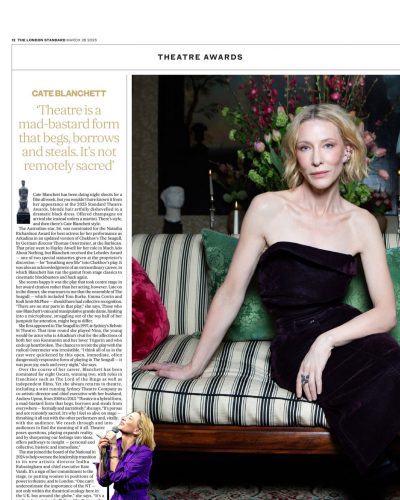 Rachel Zegler black lace gown with plunging neckline and fitted silhouette