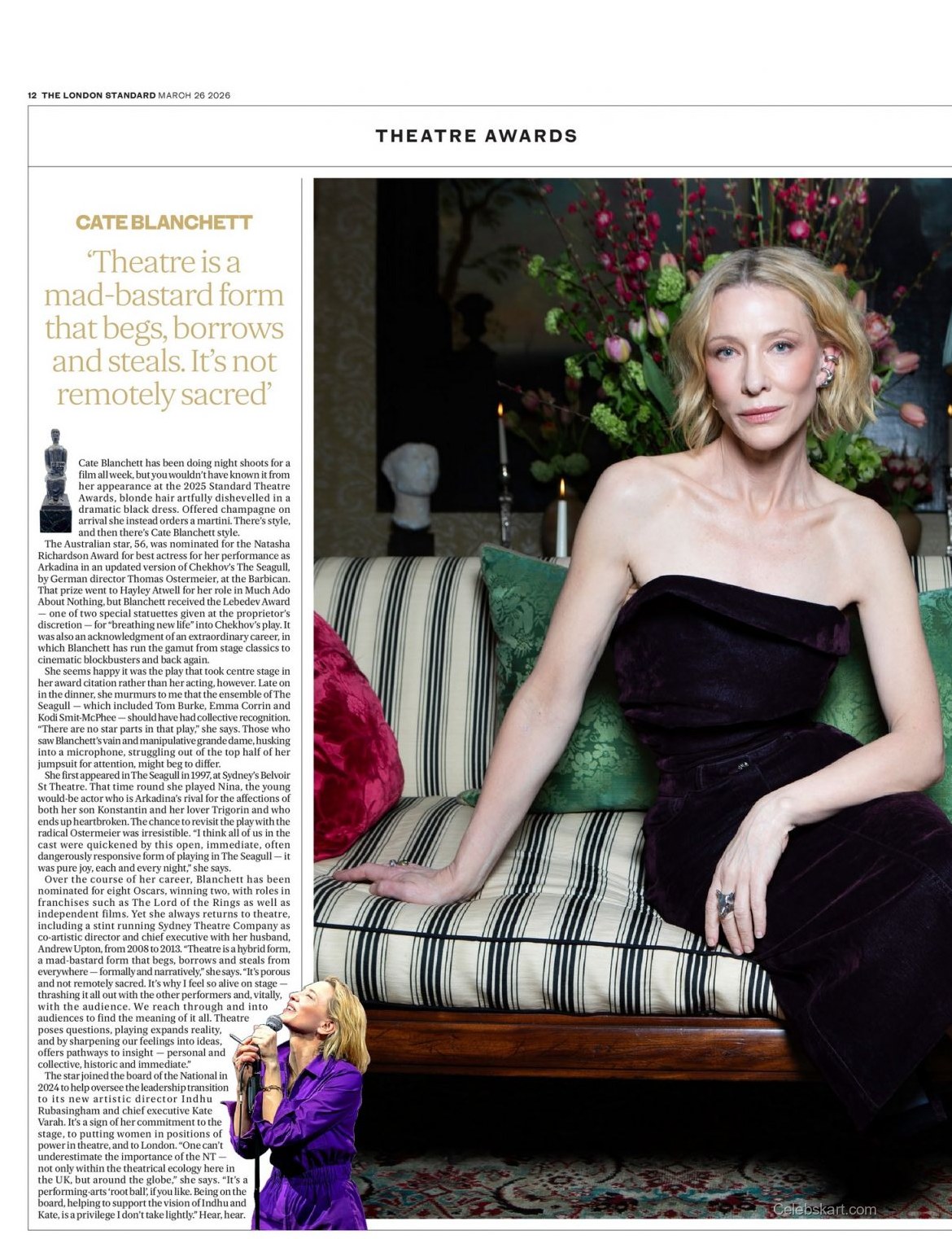 Rachel Zegler At The Standard Theatre Awards 2026 10