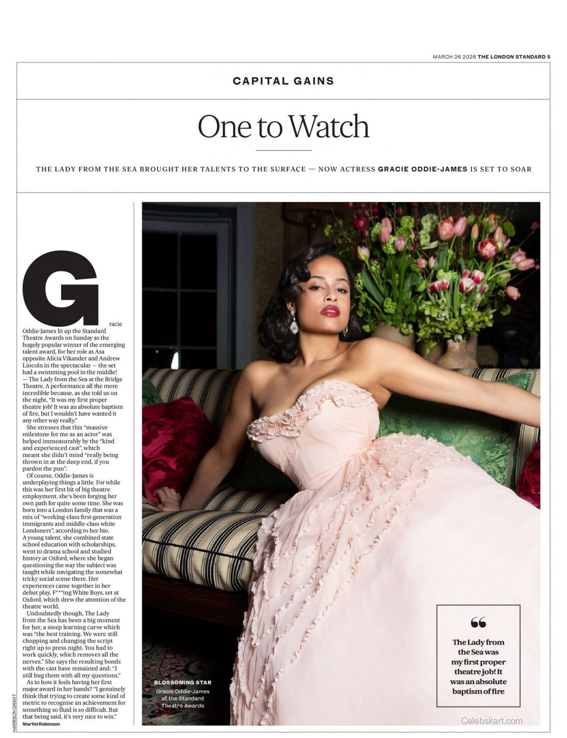 Rachel Zegler At The Standard Theatre Awards 2026 14