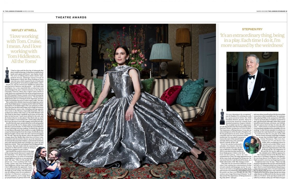 Rachel Zegler At The Standard Theatre Awards 2026 2