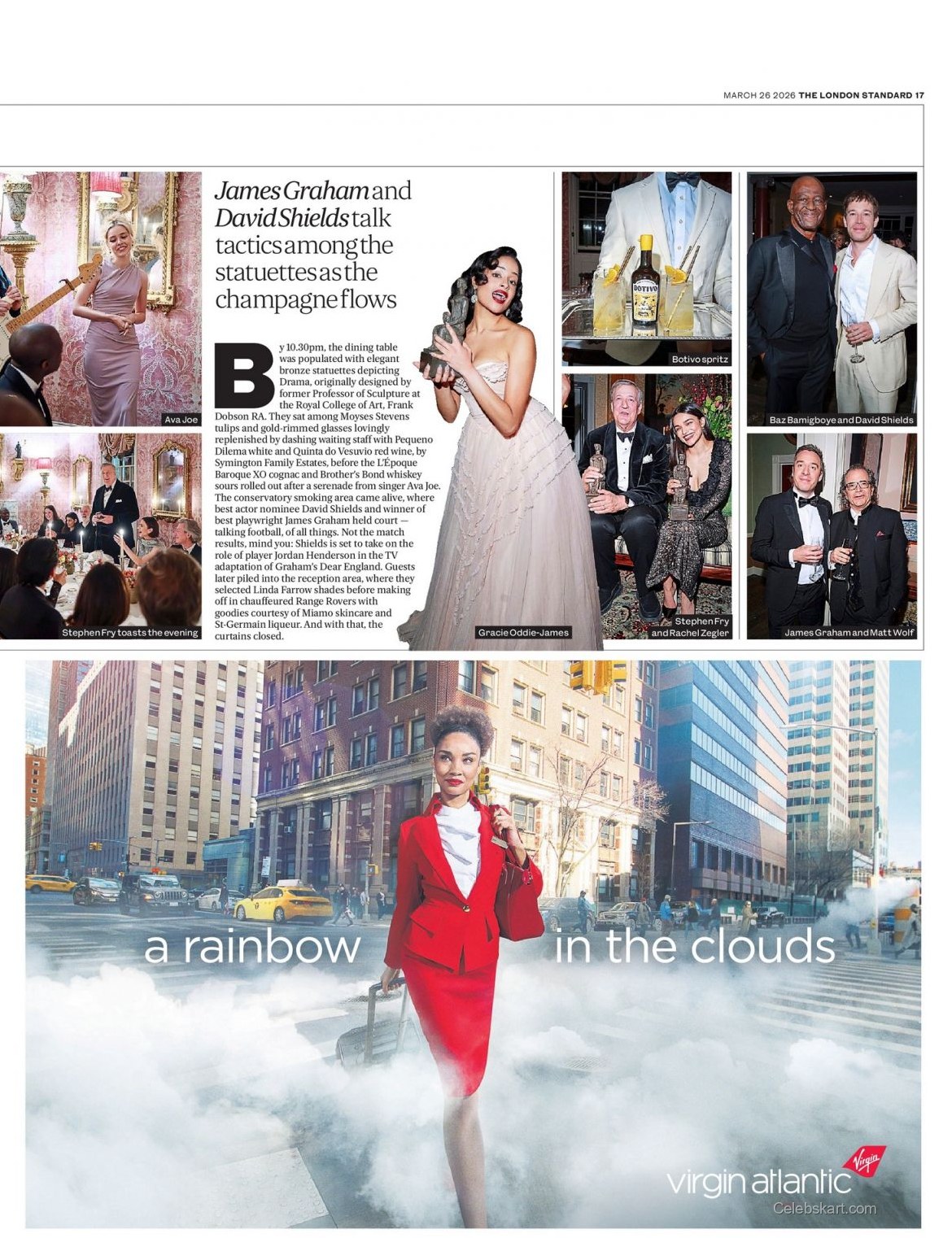 Rachel Zegler At The Standard Theatre Awards 2026 5