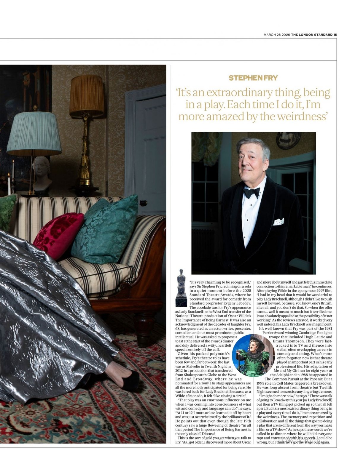 Rachel Zegler At The Standard Theatre Awards 2026 7