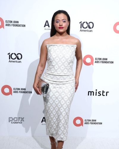 Sarah Jeffery stuns in stylish look at appearance 2026
