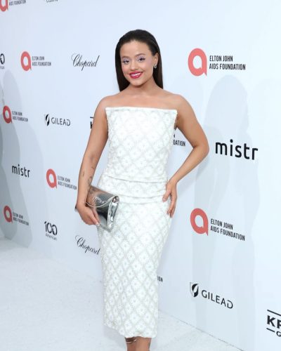 Sarah Jeffery showcases stylish look