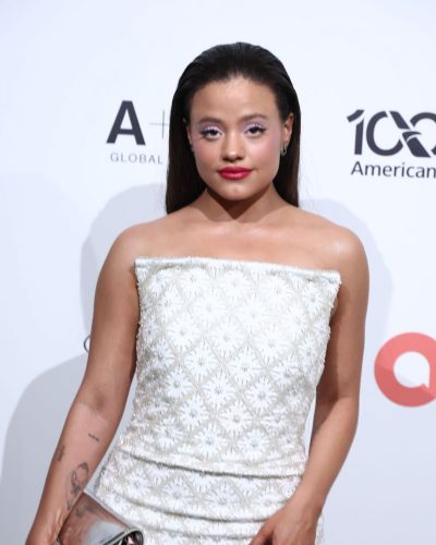 Sarah Jeffery wearing stylish look at appearance 2026