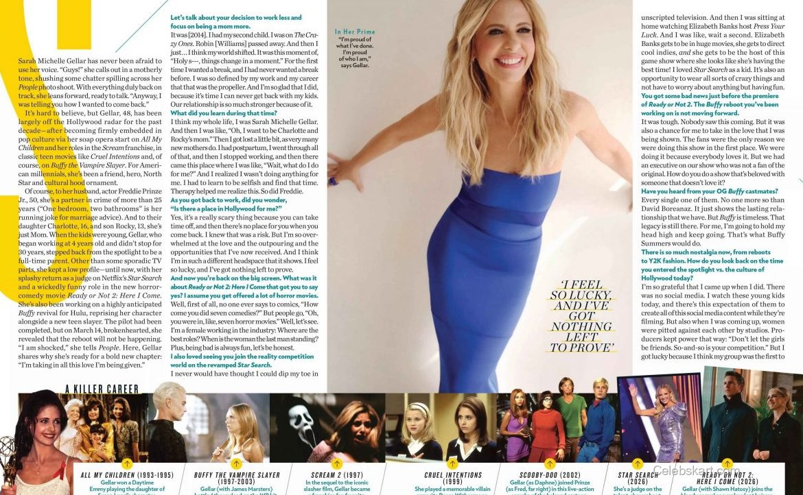 Sarah Michelle Gellar for People Magazine, March 2026 2