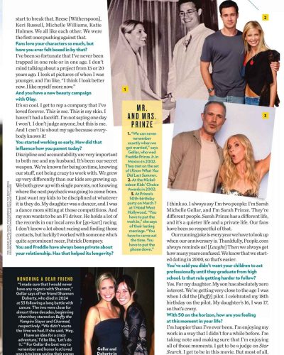 Sarah Michelle showcases magazine look