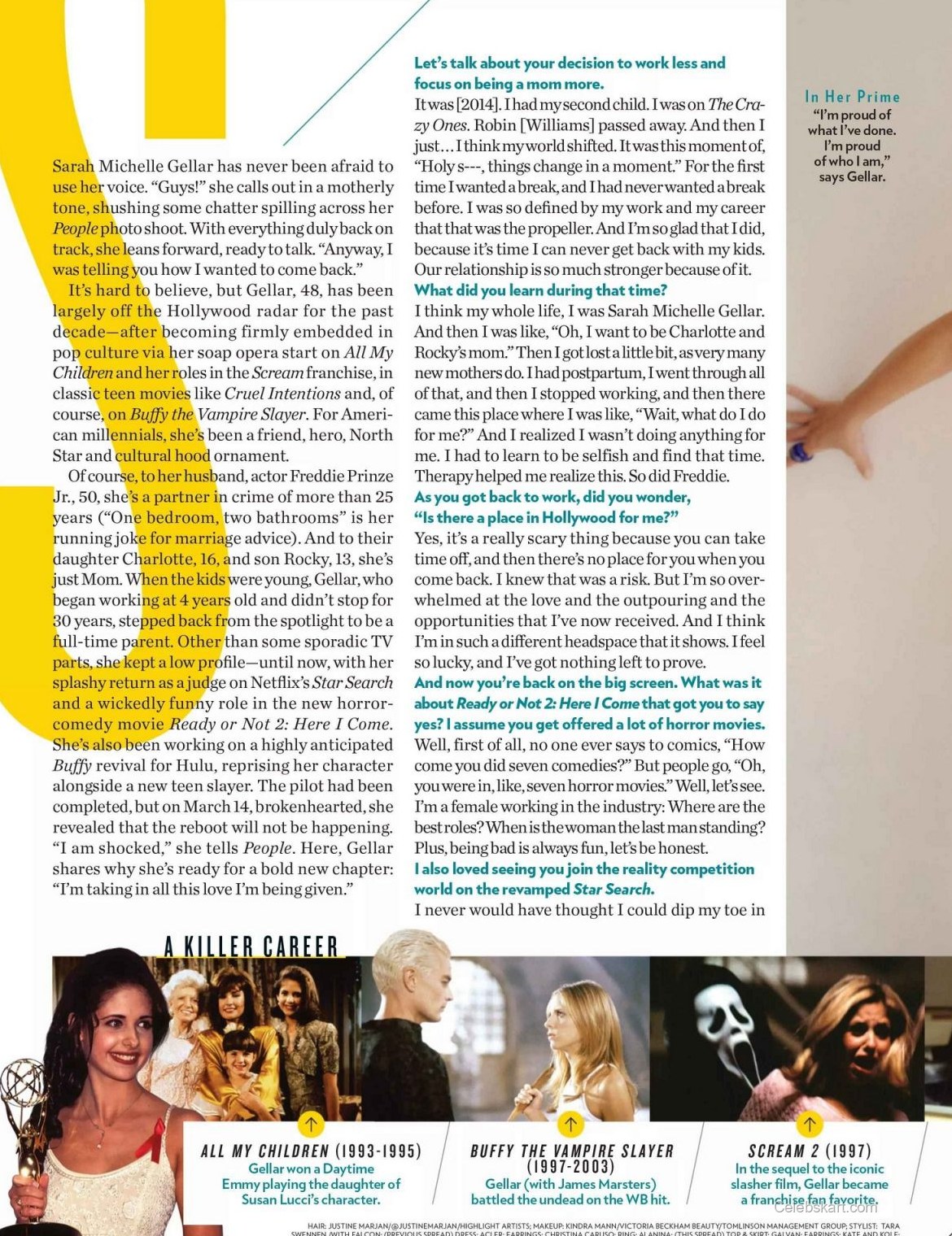 Sarah Michelle Gellar for People Magazine, March 2026 7