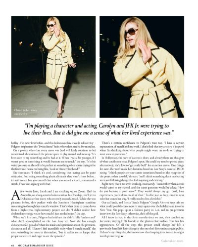 Sarah Pidgeon turns heads in magazine look