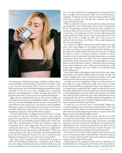 Sarah Pidgeon showcases magazine look