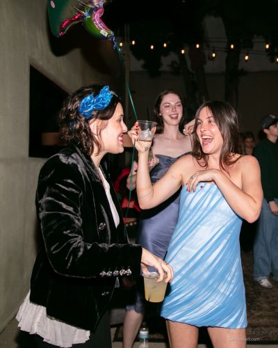 Scout Willis playful blue mini dress with relaxed fit