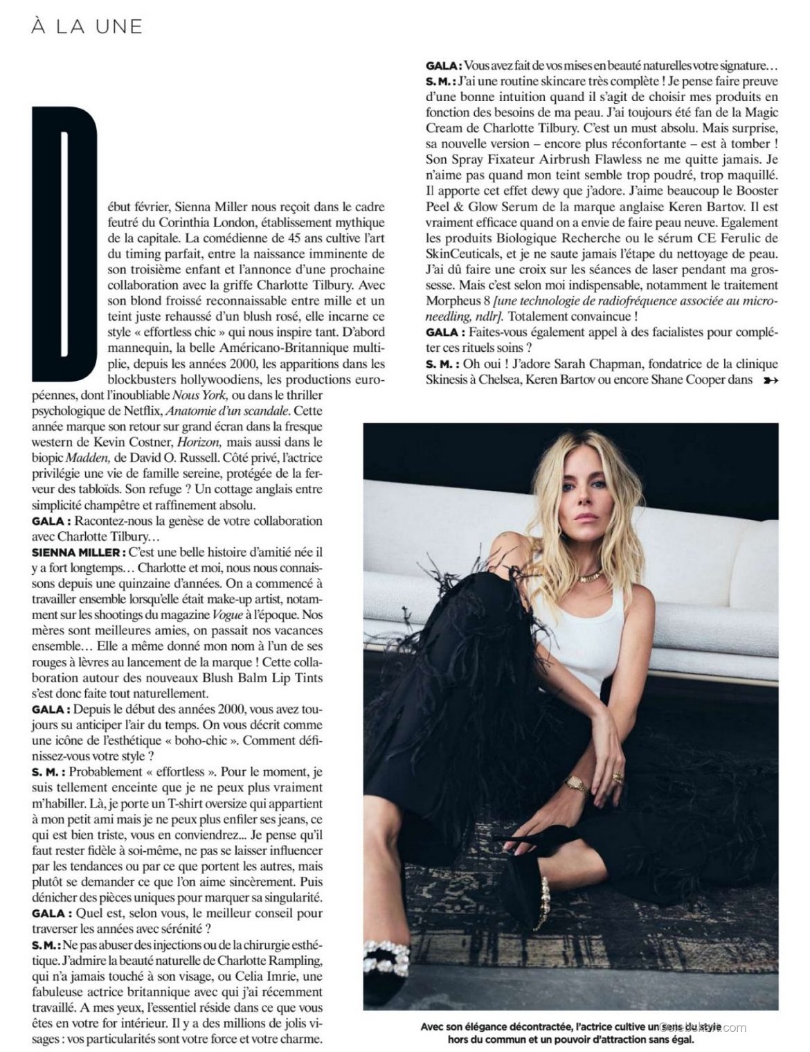 Sienna Miller for Gala France, March 2026 3