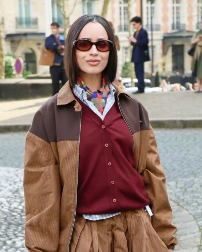 Sofia Carson showcases stylish look