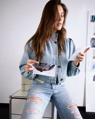 Stefanie Giesinger showcases stylish look