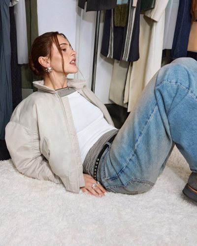 Stefanie Giesinger spotted in stylish look during appearance