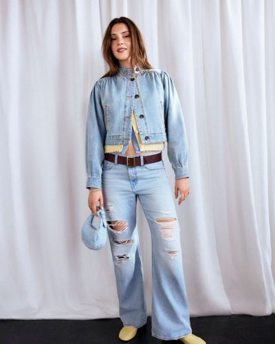Stefanie Giesinger turns heads in stylish look