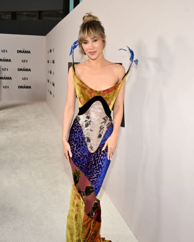 Suki Waterhouse spotted in stylish look during premiere