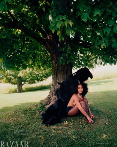 Tracee Ellis showcases stylish look