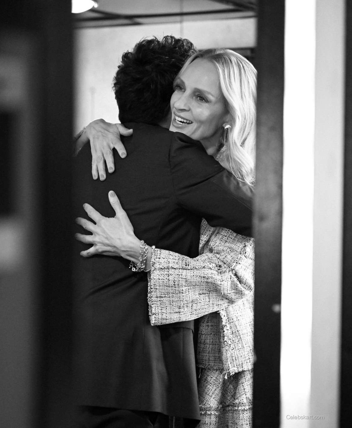 Uma Thurman Dazzles On Jimmy Fallon Show With Striking Outfit, March 2026 2