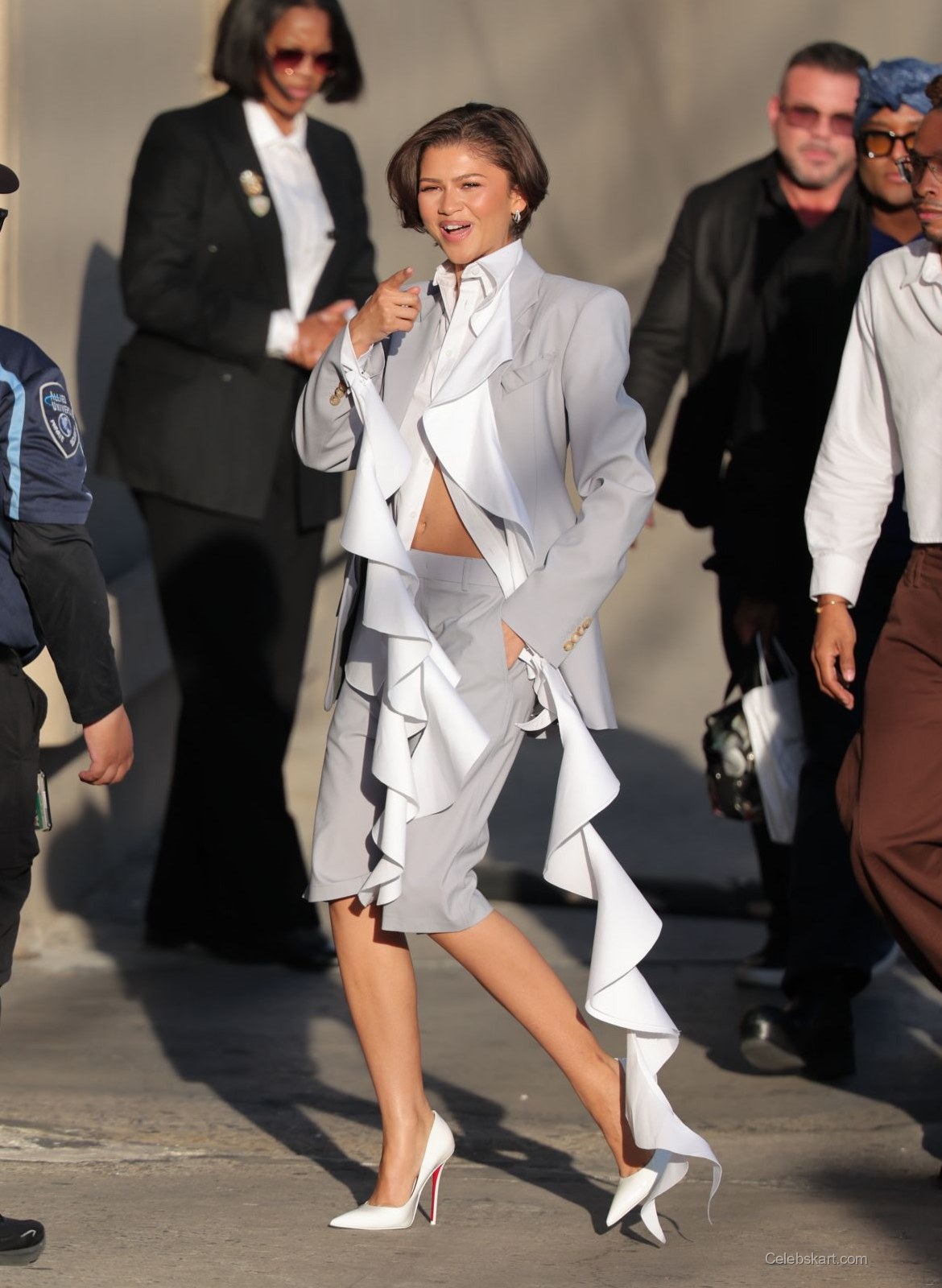 Zendaya Arrives and Leaves Kimmel Live LA, 2026 12