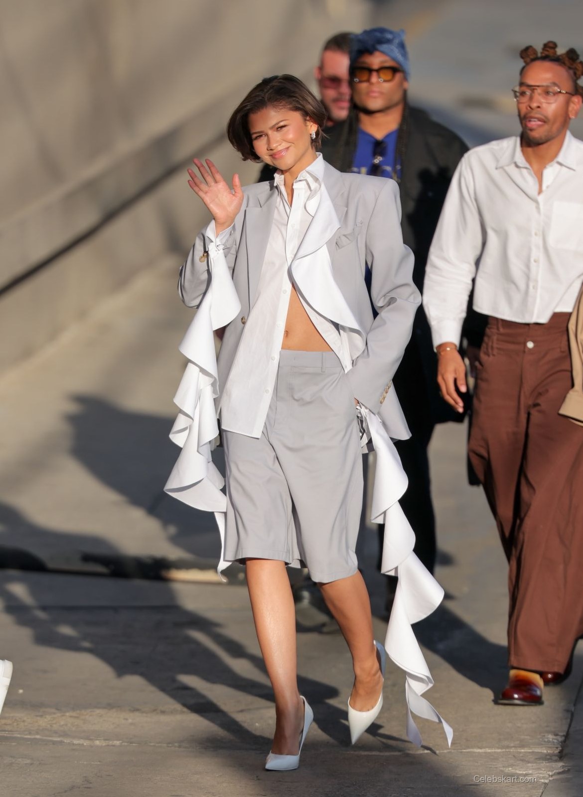 Zendaya Arrives and Leaves Kimmel Live LA, 2026 13