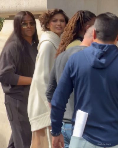 Zendaya Black Dress At Paris Premiere 2023