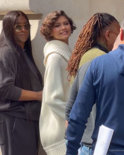 Zendaya Black Dress At Paris Premiere 2023 5