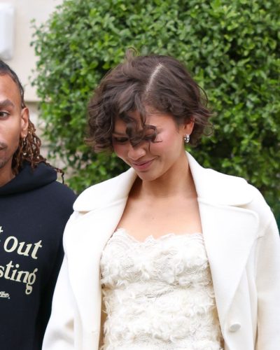 Zendaya Dazzles In White Outfit At Paris Event 2023 5