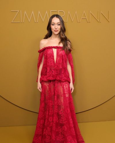 Alycia Debnam-carey At Zimmermann Fall/winter 2026 Show
