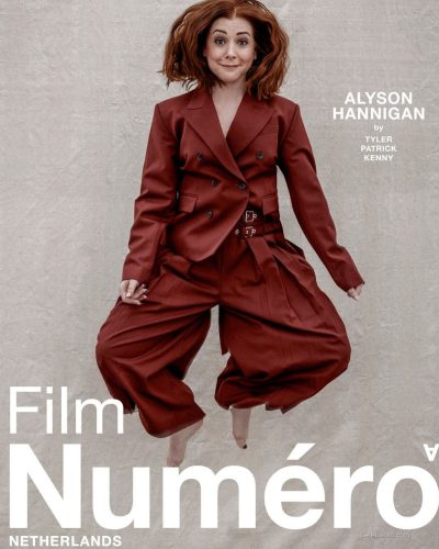 Alyson Hannigan's Striking Red Suit At Numero Netherlands 2026