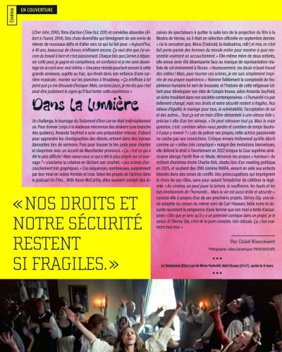 Amanda Seyfried In Troiscouleurs Magazine 2026 image 3